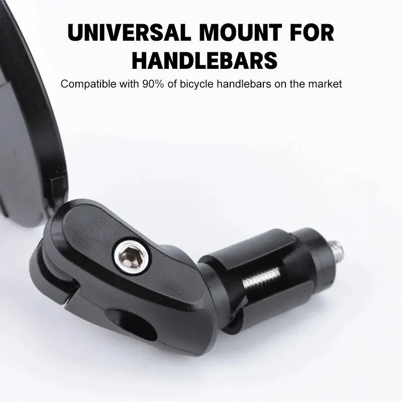 2PCS Wide Angle Bicycle Handlebar Rearview Mirrors | MTB & Road