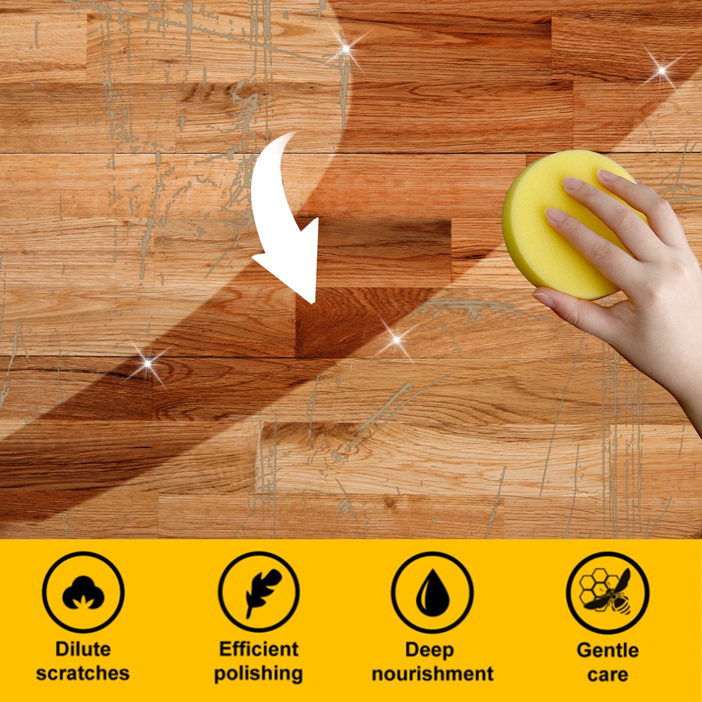 Beeswax Wood Floor Polish & Care Agent 100ml | JAKEHOE