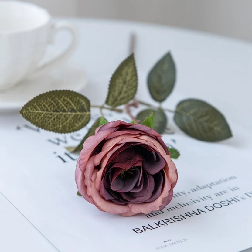 Artificial Silk Rose Bouquet – Wedding & Home Decor Flowers