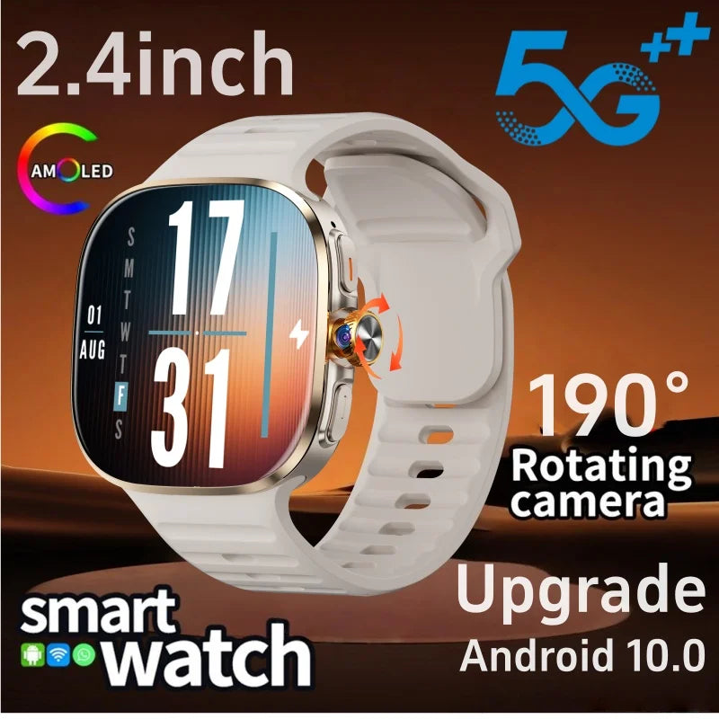 GOLDENSPIKE M99 Smart Watch 4G AMOLED GPS NFC Rotating Camera