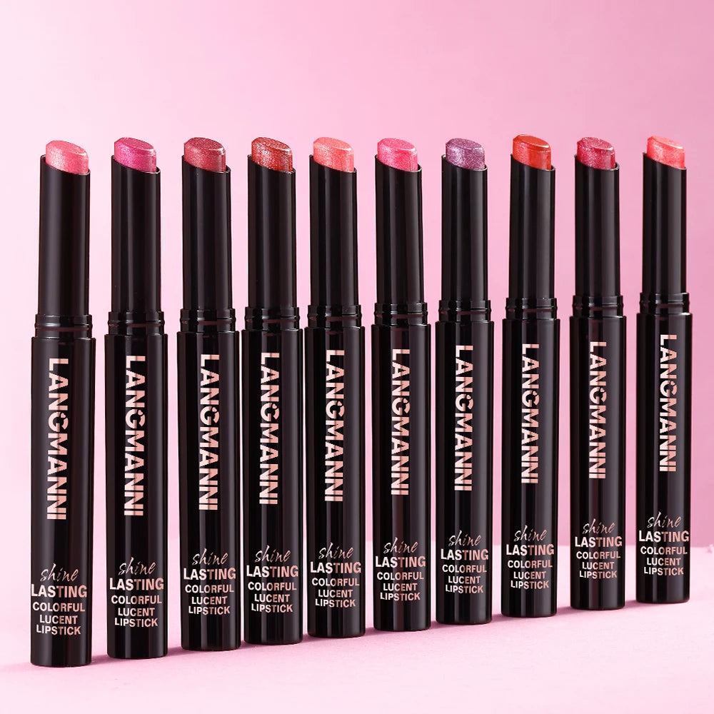 1 Glitter Lipstick - Glossy pearl effect, easy-to-apply moisturizing stick provides moisture and a subtle pearlescent effect to Peaceful Pleasures Health and Wellness