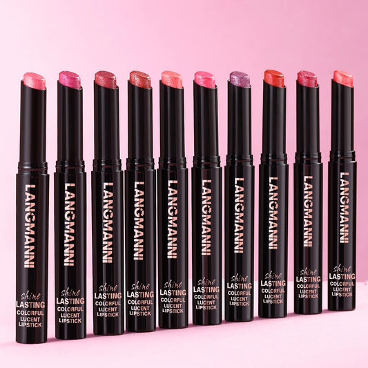 1 Glitter Lipstick - Glossy pearl effect, easy-to-apply moisturizing stick provides moisture and a subtle pearlescent effect to Peaceful Pleasures Health and Wellness