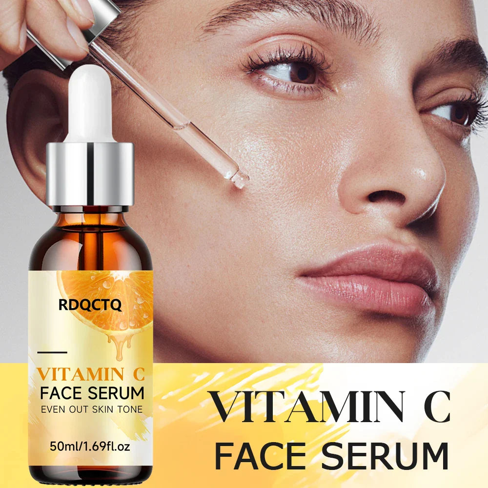 RDQCTQ Vitamin C Brightening Serum – Dark Spot Face Essence