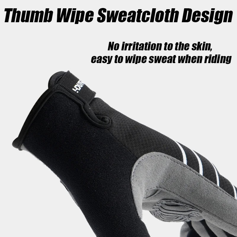 RooRuns Full-Finger Cycling Gloves | Non-Slip Silicone Grip