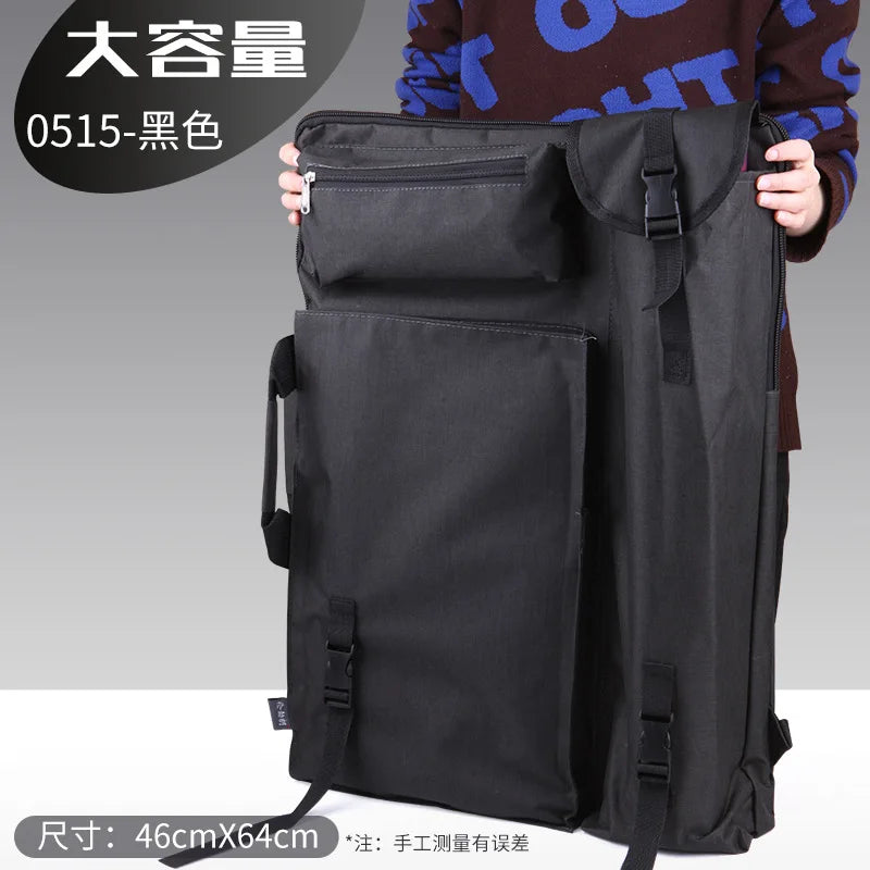Art Portfolio Case Carry Bag Drawboard Storage Tote Portable Handheld