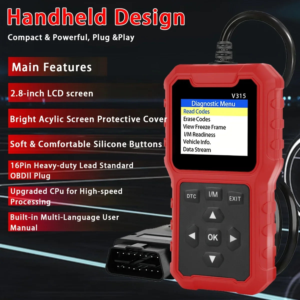 OBD2 Scanner V315 – Check Engine Code Reader & Diagnostic Tool Peaceful Pleasures Health and Wellness