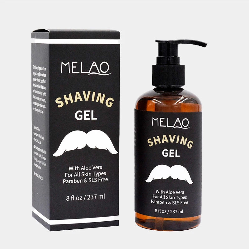 Men's shaving gel, refreshing shaving cream, beard softening, smooth shaving, amazing super-smooth shaving gel for senior men Peaceful Pleasures Health and Wellness