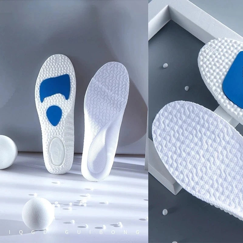 Soft-soled Sports Insoles for Men Shock-absorbing and Breathable in Summer Not Tiring To Stand for A Long Time Peaceful Pleasures Health and Wellness