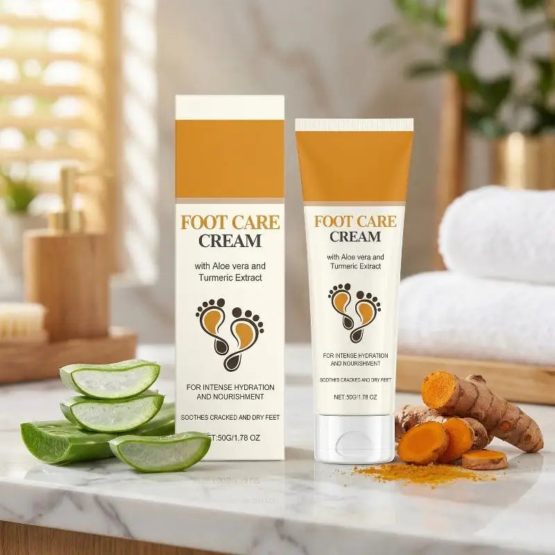 Foot Care Cream: Daily Gentle Hydration, Moisturizing, Refreshing, Delicate And Hydrating Foot Skin Peaceful Pleasures Health and Wellness