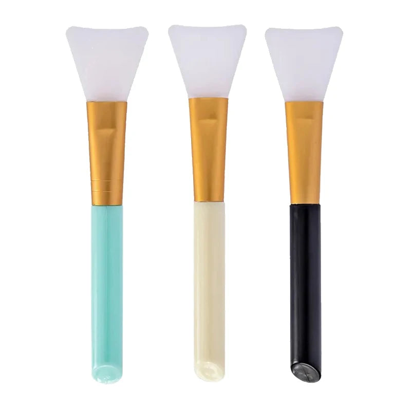 Silicone Facial Mask Brush Set – Soft, All Skin Types 1–5 Pack