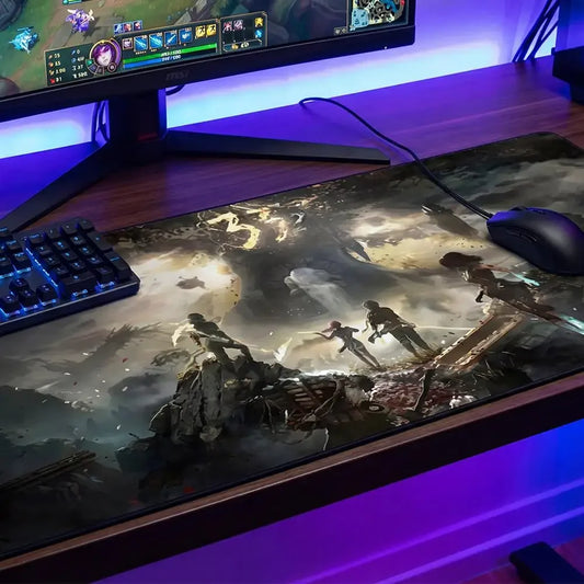 Clair Obscur Expedition 33 Large Gaming Mouse Pad & Desk Mat Peaceful Pleasures Health and Wellness