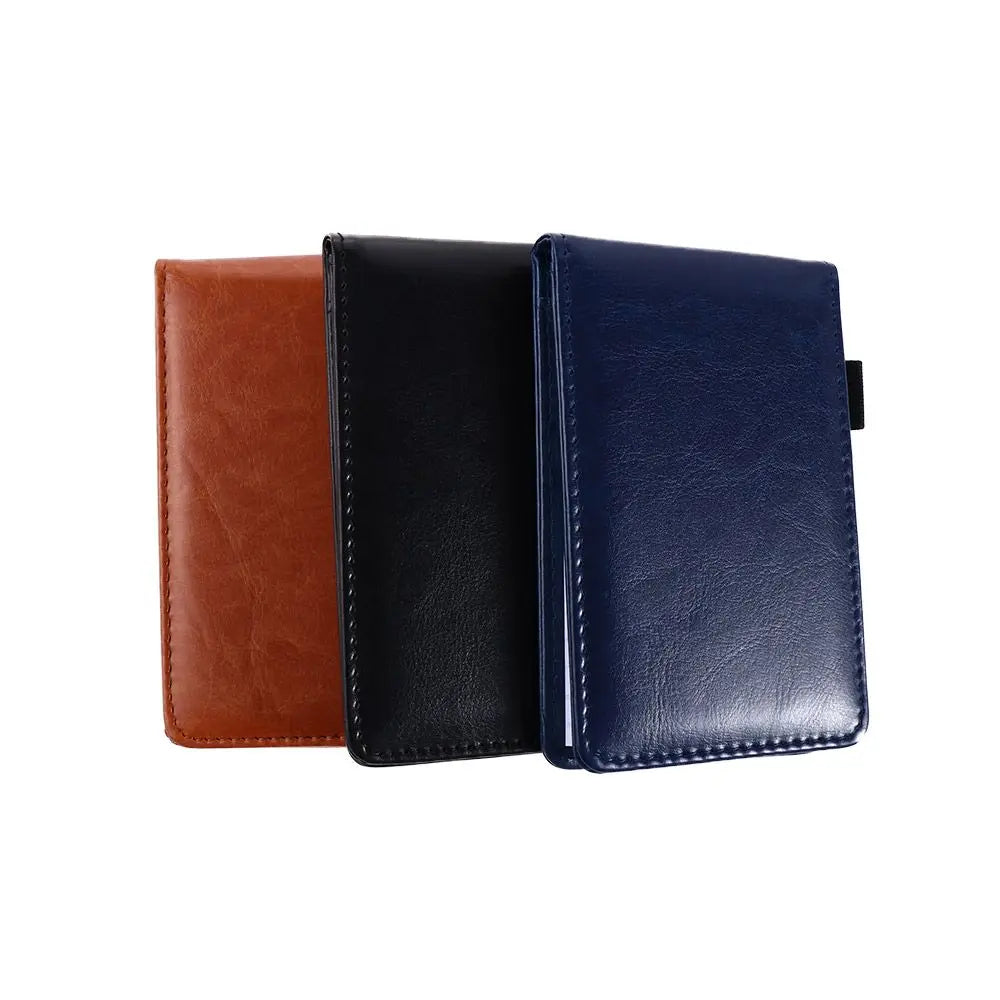 Office School Supplies Diary Small Memo Pads Leather Cover Mini Notepad A7 Notebook Business Memos Pocket Planner Peaceful Pleasures Health and Wellness
