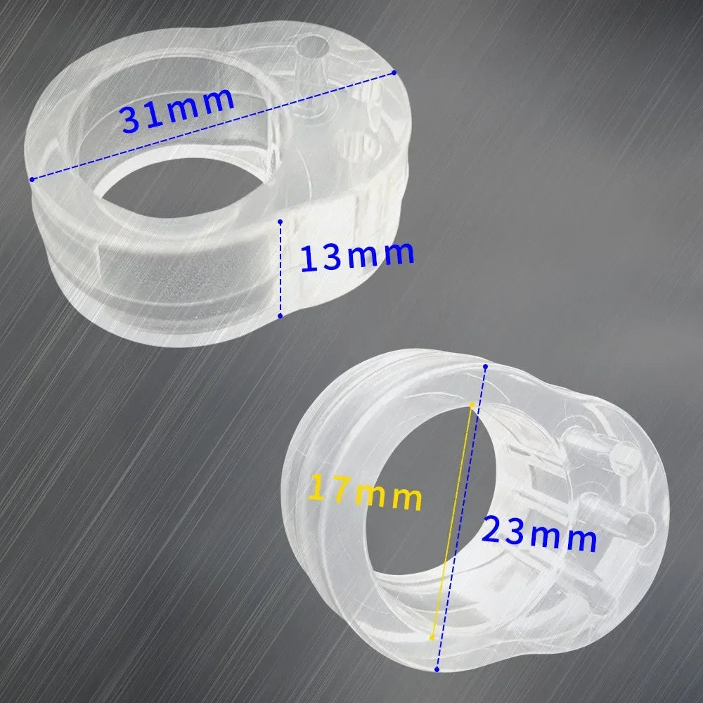 Stop Floor Door Stops Buffer No Drill Door Stopper Home Improvement Furniture Wall Safety Hardware Transparent Supplies Silicone Peaceful Pleasures Health and Wellness
