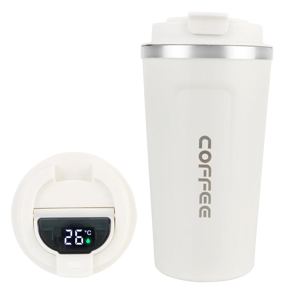 Stainless Steel Travel Thermos Mug 380/510ml – Leak-Proof