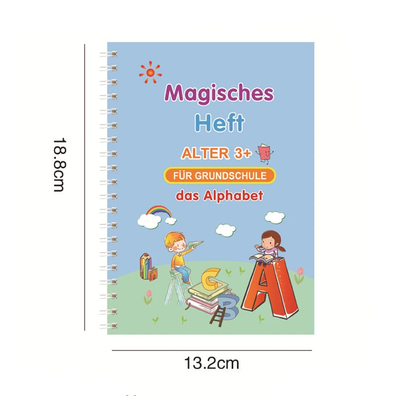Wiping German Magic Copybook Pen Preschools Kids Calligraphy Children