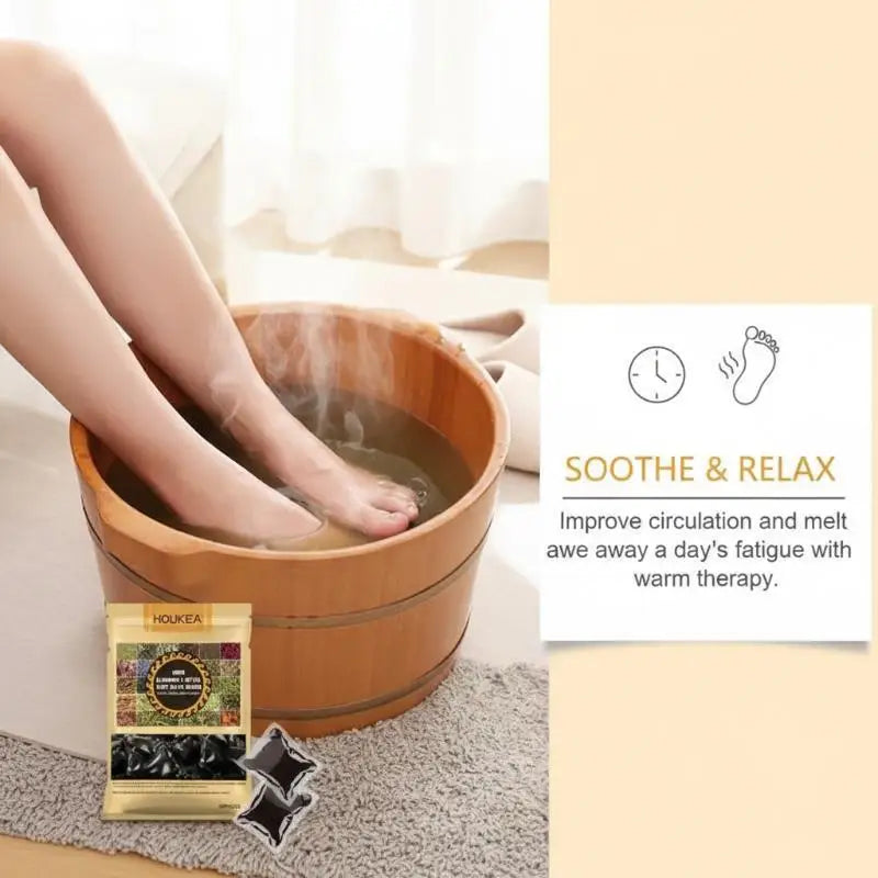 Herbal Slimming Detox Foot Soak Bombs Relieves Tired Feet Boosts Metabolism Relaxing Revitalizing for Home Use Peaceful Pleasures Health and Wellness