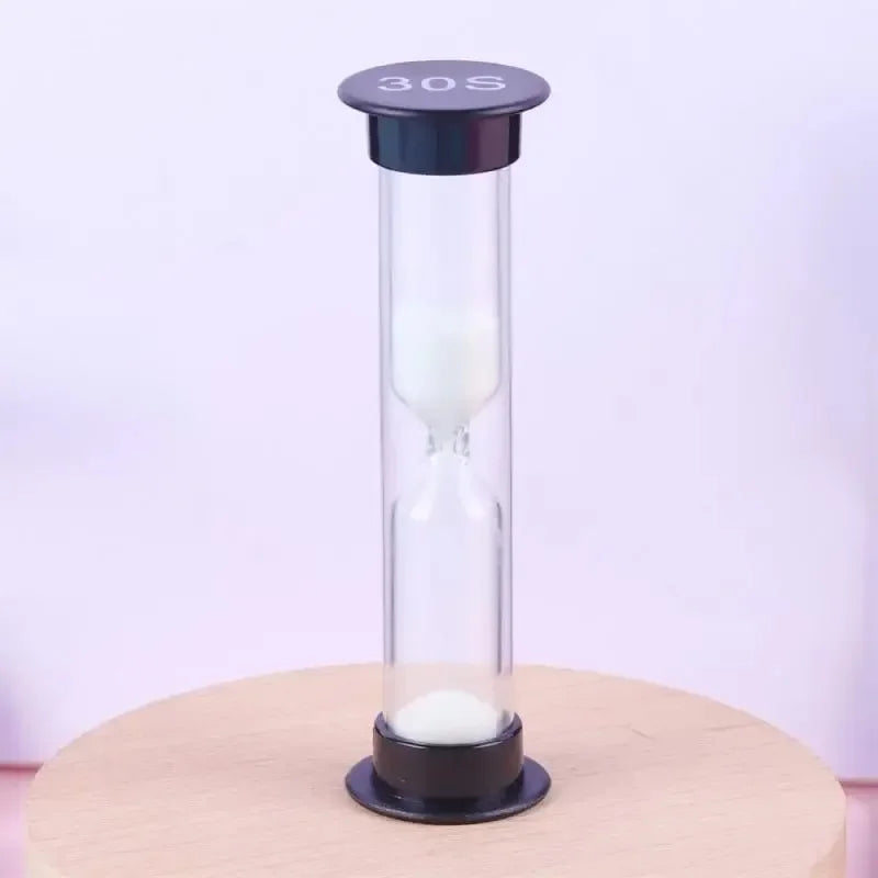 Colorful Hourglass Sand Timer Set – 6 Pcs, 30s to 10 Min