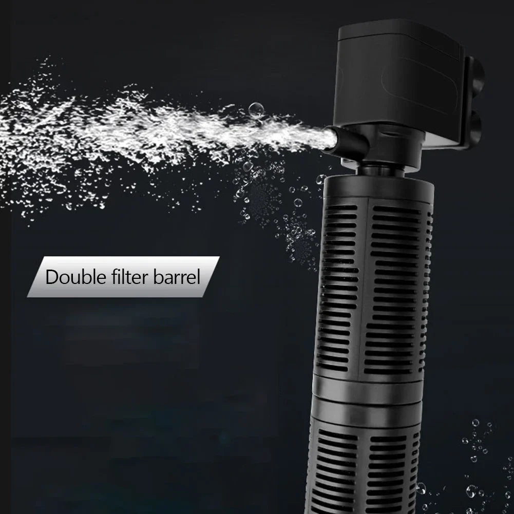3-in-1 Submersible Aquarium Filter – Mini Fish Tank Water Purifier Peaceful Pleasures Health and Wellness