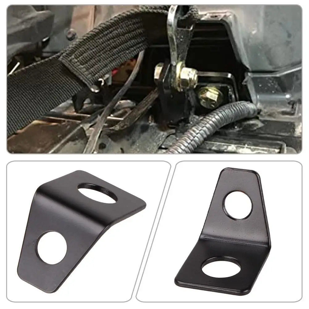 L-Shaped Seat Belt Mounting Bracket Kit-90 Degree Angle Steel Plate Fixing Device for Car Modification,Universal Auto Seat Belt Peaceful Pleasures Health and Wellness