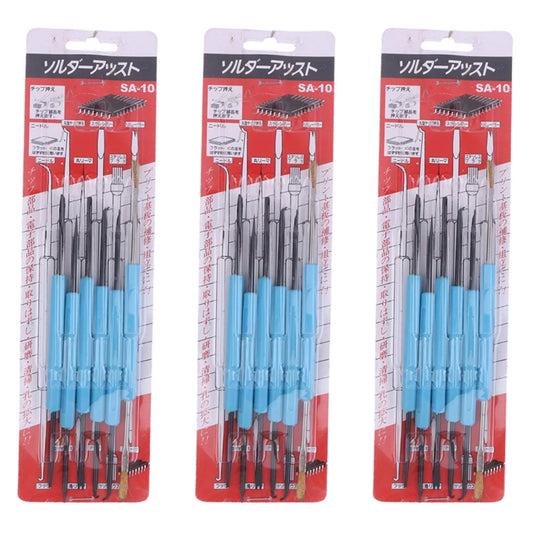 6PCS Blue Desoldering Aid Tool PCB Cleaning Repair Tool Soldering Aid Tool Set Circuit Boards Soldering Aid Tools Set Peaceful Pleasures Health and Wellness