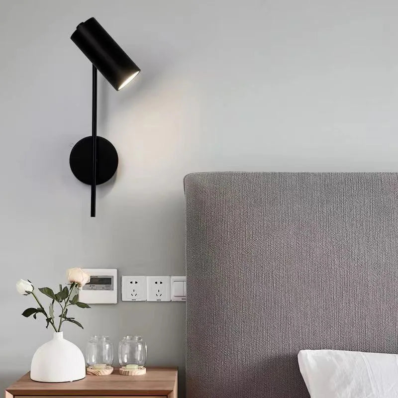 Rotating LED Wall Reading Lamp with Switch | Modern Home Decor
