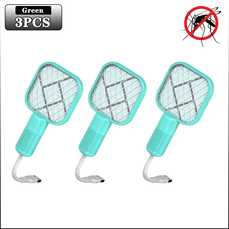 Rechargeable Electric Bug Zapper Racket | UV Mosquito Swatter