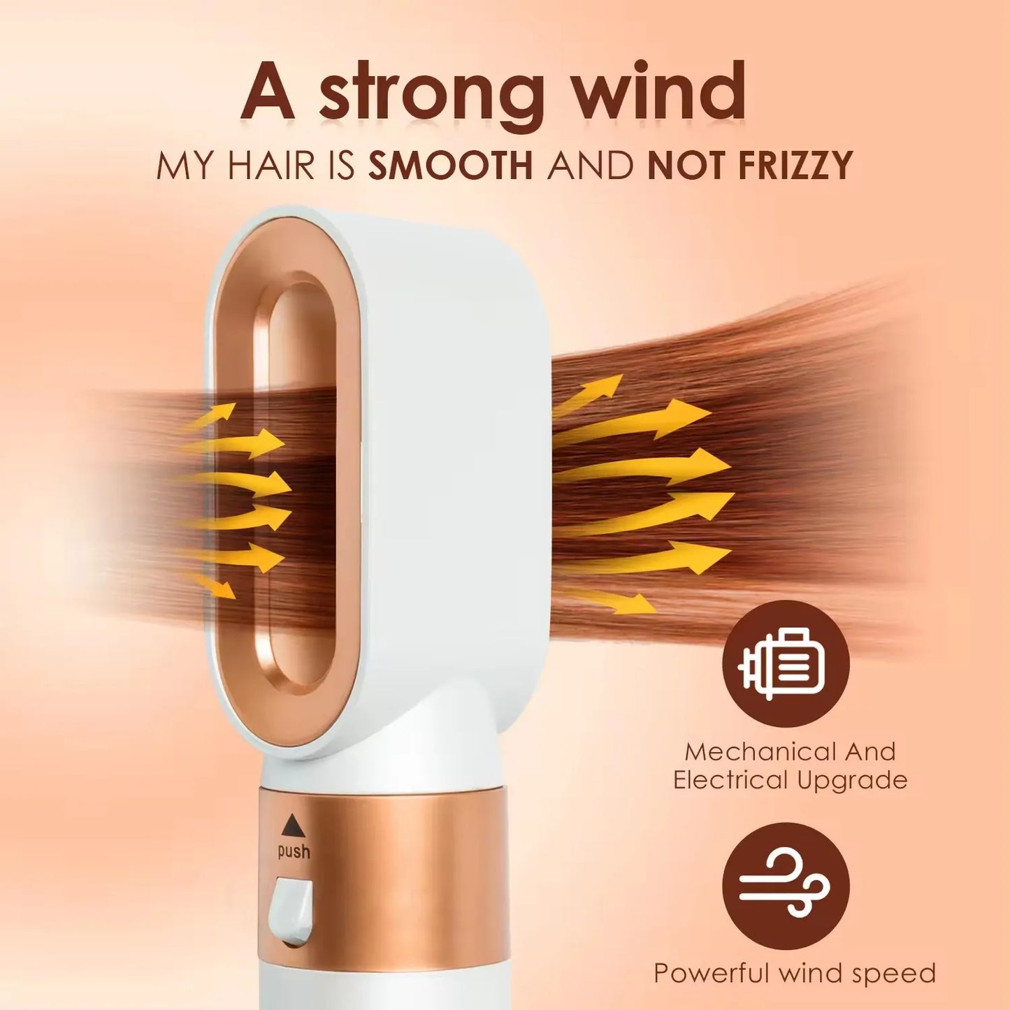 5 in 1 Hair Dryer Multi Hair Styler Curling Iron Hair Straightener With Hair Brush Hairdryer For Hair Dryer Hair Multi Styler Peaceful Pleasures Health and Wellness