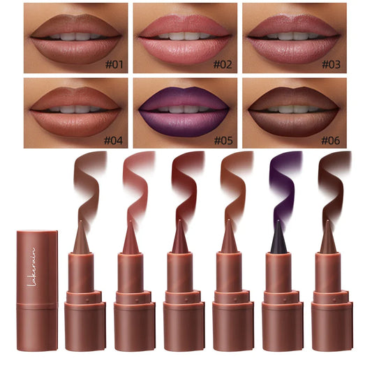 2-in-1 Gradient Lip Liner & Lipstick – Matte Waterproof Crayon Lip Liner Crayon Oasis Select