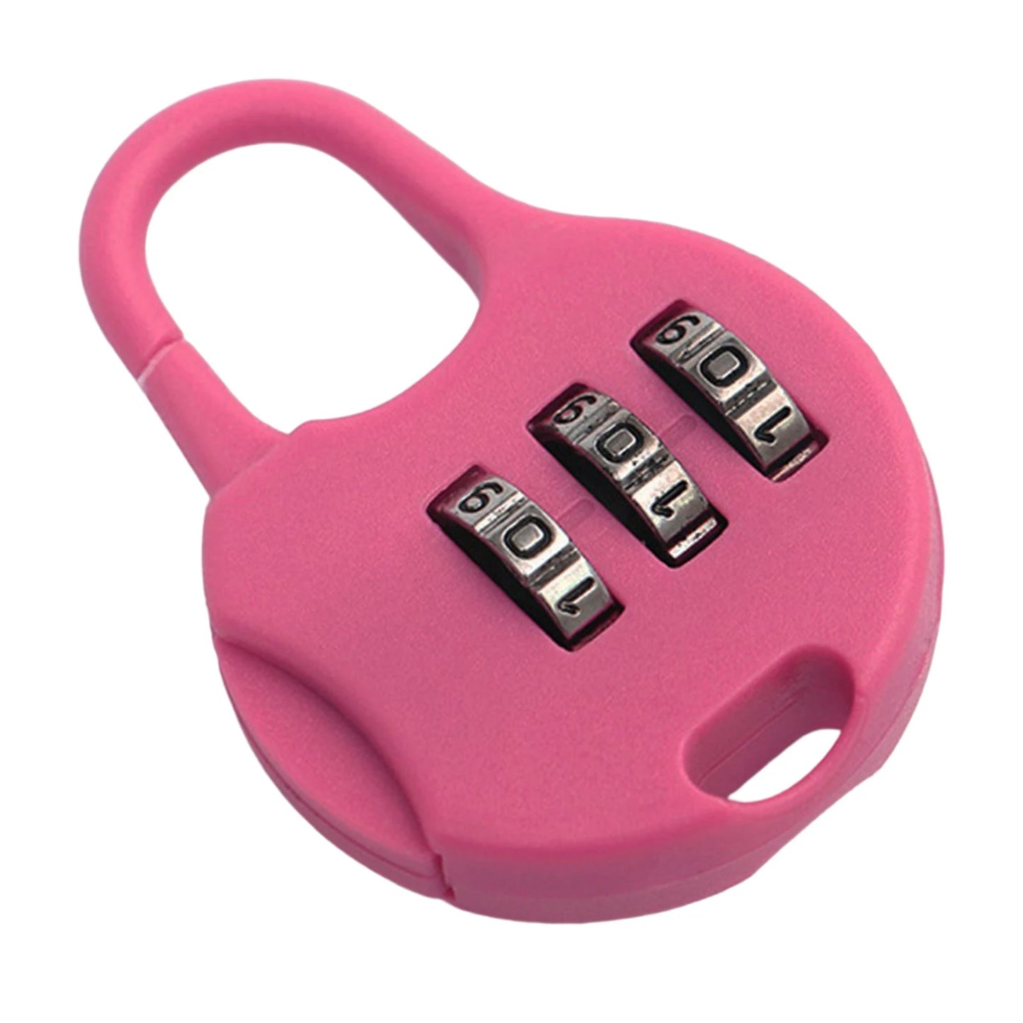 3-Digit Luggage Combination Locks Zinc Plastic Number Password Code Lock for Locker Drawer Toolkit Cabinets Peaceful Pleasures Health and Wellness Pink