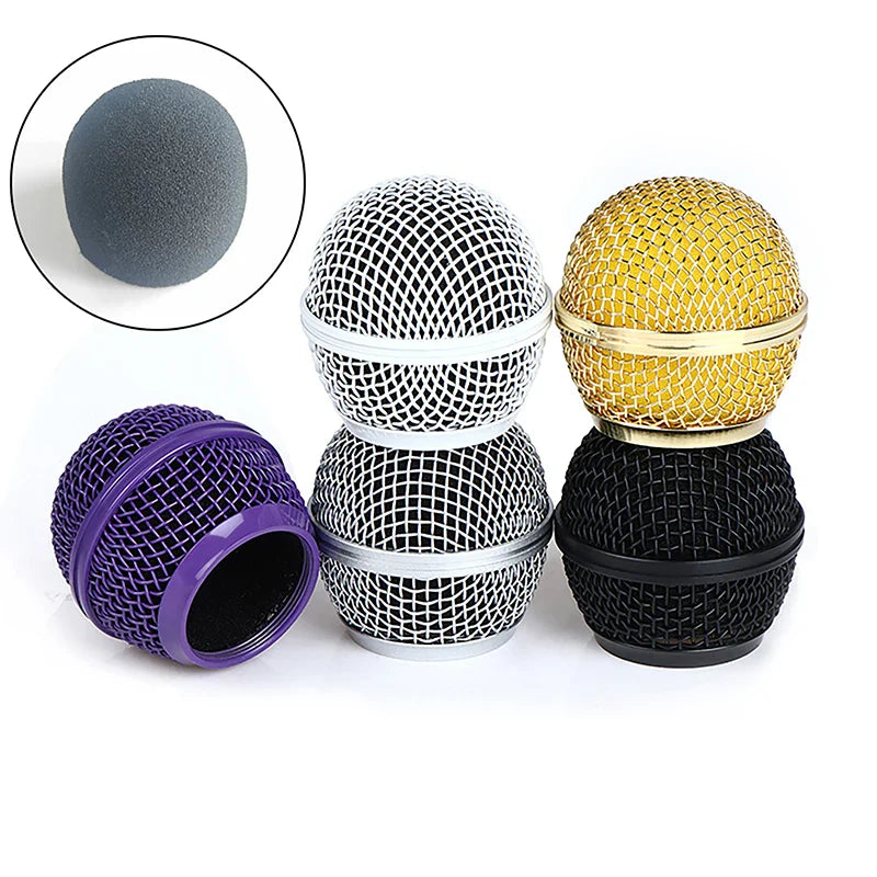 Metal Replacement Grille for Shure SM58 & Compatible Mics