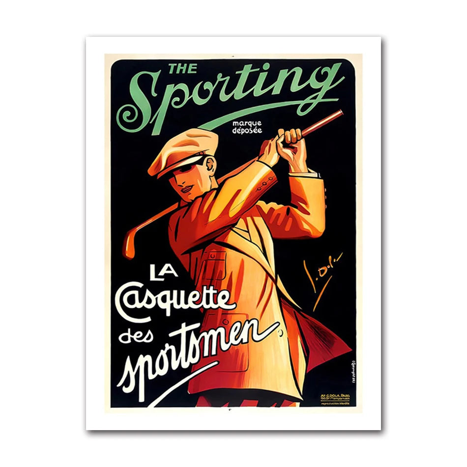 Retro Sports Poster Vintage Travel Wall Art Print Boxing Rugby Football Basketball Canvas Painting Pictures for Home Decoration Peaceful Pleasures Health and Wellness 61771-08 40x50cm Unframed
