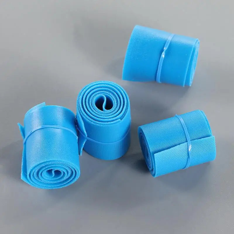 5pcs Disposable Tourniquet Non-latex Tourniquet Blue TPE Silicone Safety First Aid Props Outdoor Sports Camping Equipment Peaceful Pleasures Health and Wellness