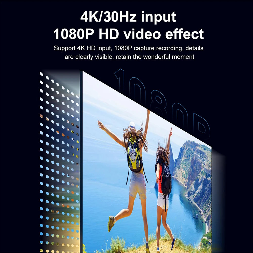 4K HDMI Capture Card USB-A/USB-C for OBS, PS4, Xbox, Switch Peaceful Pleasures Health and Wellness