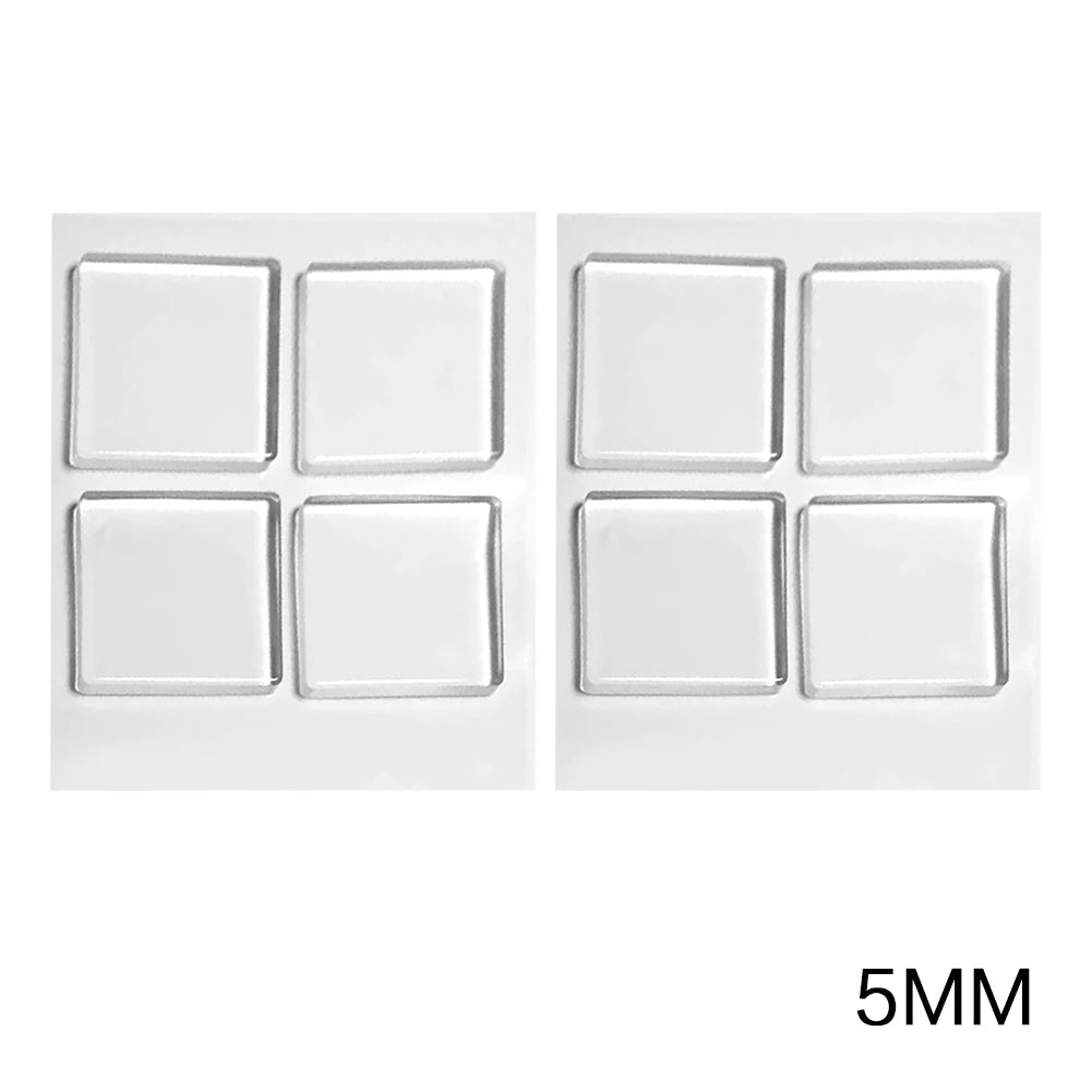Clear Self-Adhesive Bumper Pads – Non-Slip PU Furniture Gaskets