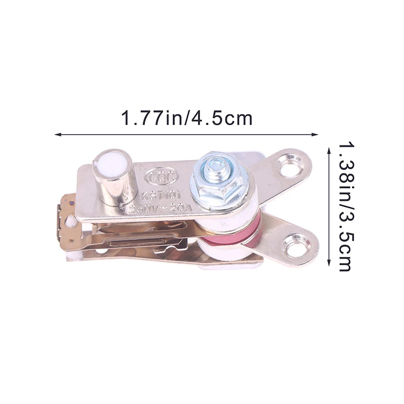 KSD101 250V 20A Cooker Limited Temperature Control W Wire Switch 250V/10A XT KSD101 Cooker Pressure Cooker Thermostatic Switch Peaceful Pleasures Health and Wellness