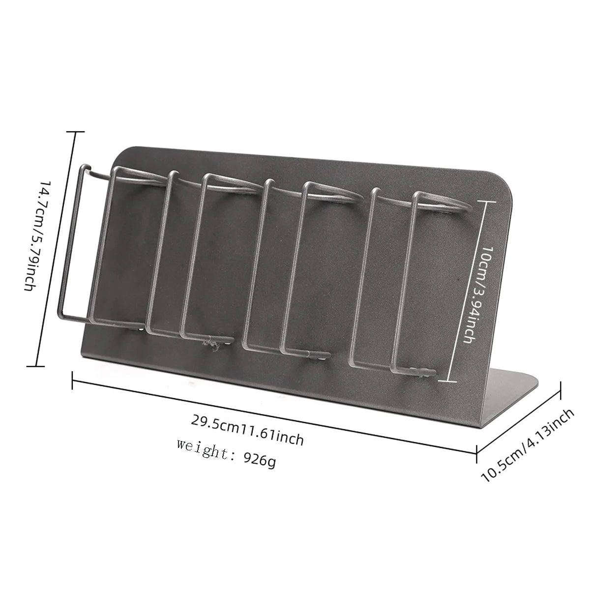 Electric Clipper Storage Rack 4 Card Slots Durable Stand Stainless Steel Holder beauty Salon Home Use Hairdressing Stylist Tools Peaceful Pleasures Health and Wellness