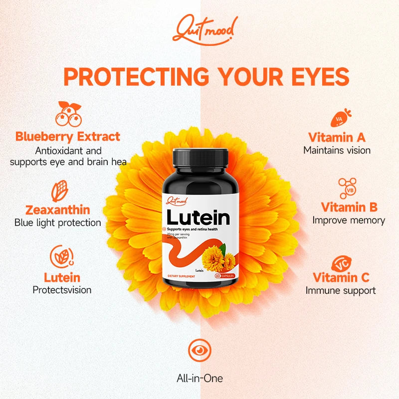 Eye Vitamins – Lutein & Zeaxanthin with Blueberry Extract Peaceful Pleasures Health and Wellness