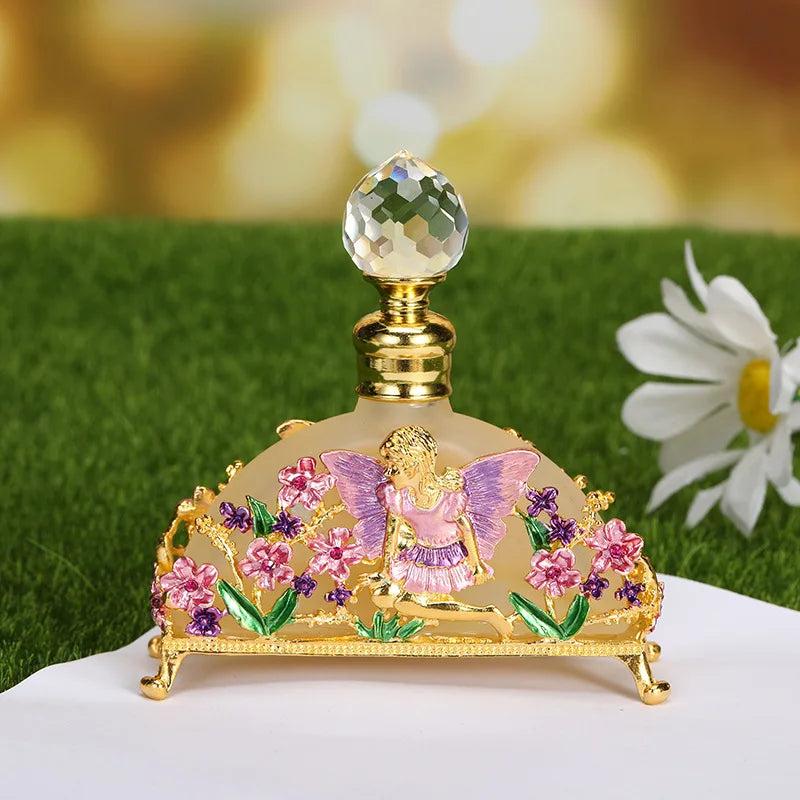 Creative and fashionable 20ML flower fairy angel essential oil perfume empty sub bottle Peaceful Pleasures Health and Wellness modelB