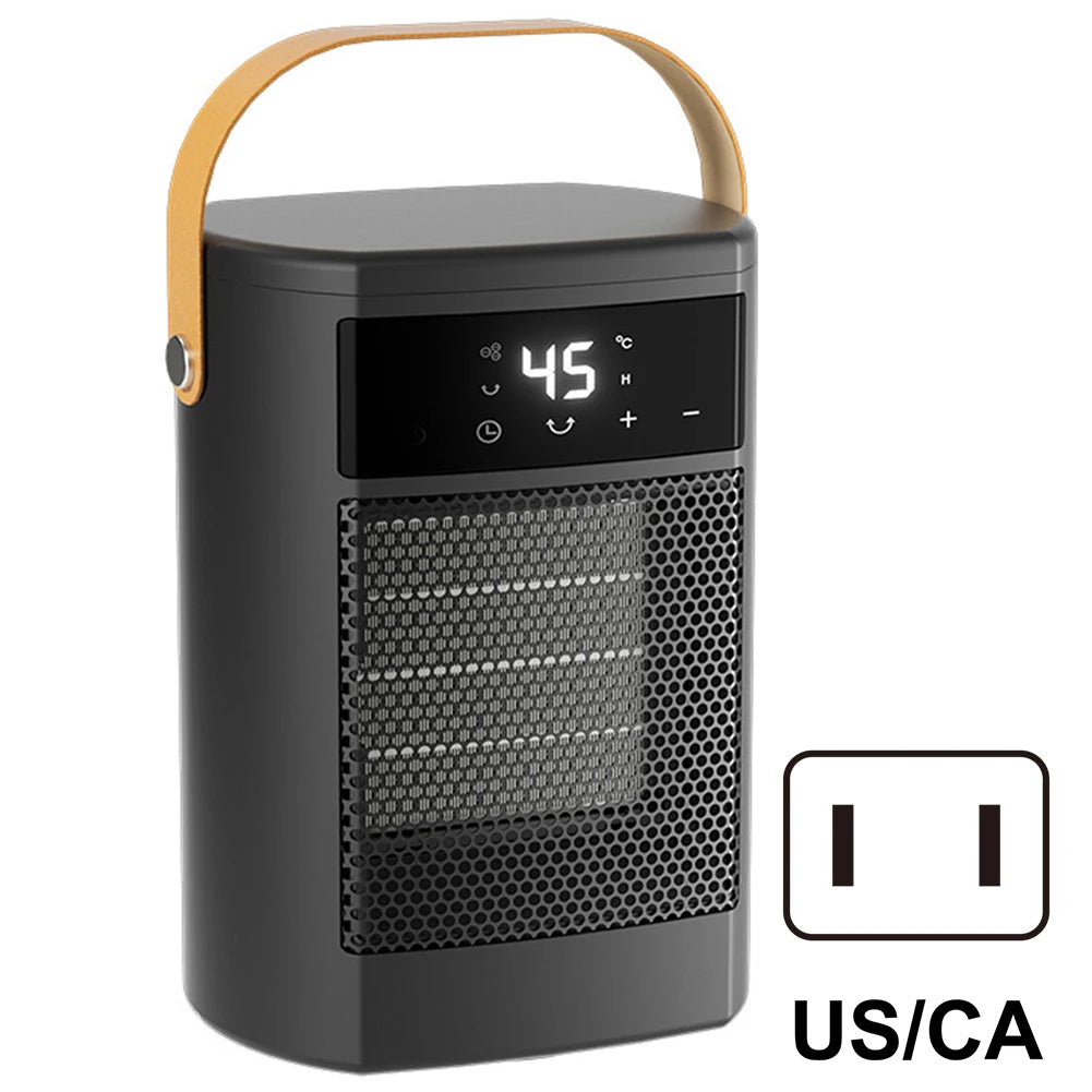 Portable 1500W PTC Ceramic Desktop Space Heater | Digital Display