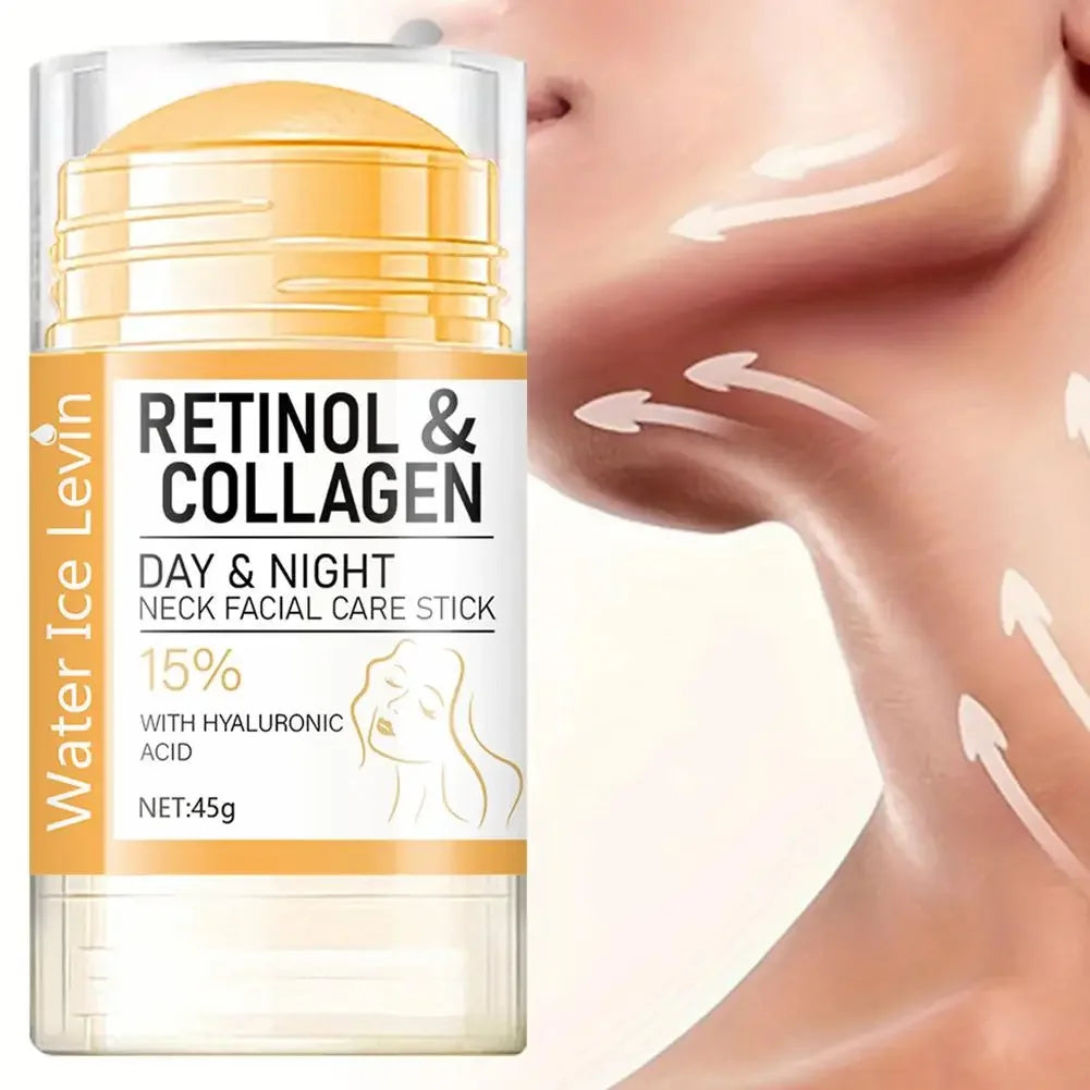 Retinol Lifting Firming Cream Stick Collagen Day&Night Neck Cream Moisturizing Anti-wrinkles Firming Neck Facial Daily Skincare Peaceful Pleasures Health and Wellness