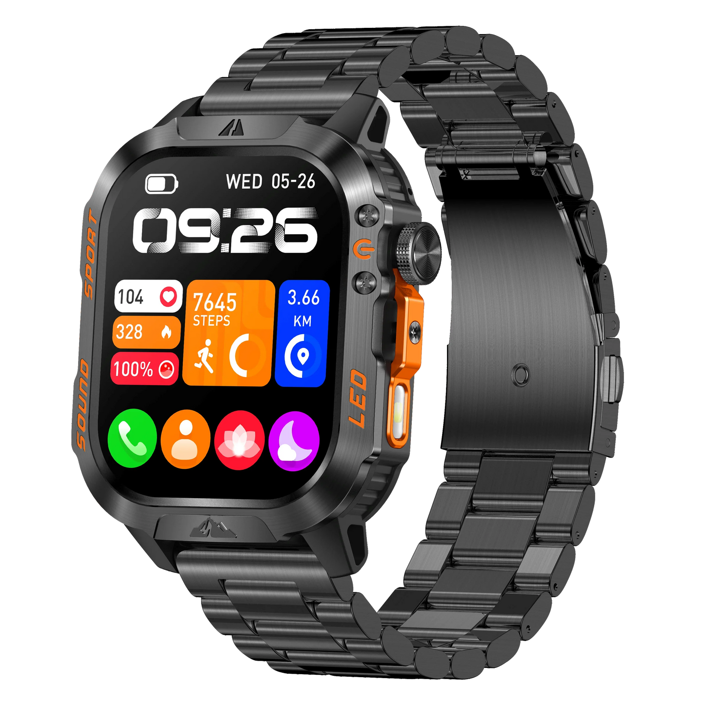 MINGCC Smartwatch – Wireless Calling, Heart Rate & Fitness