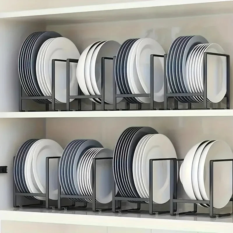 Iron Dish Drain Rack – Japanese Style Countertop Plate Holder