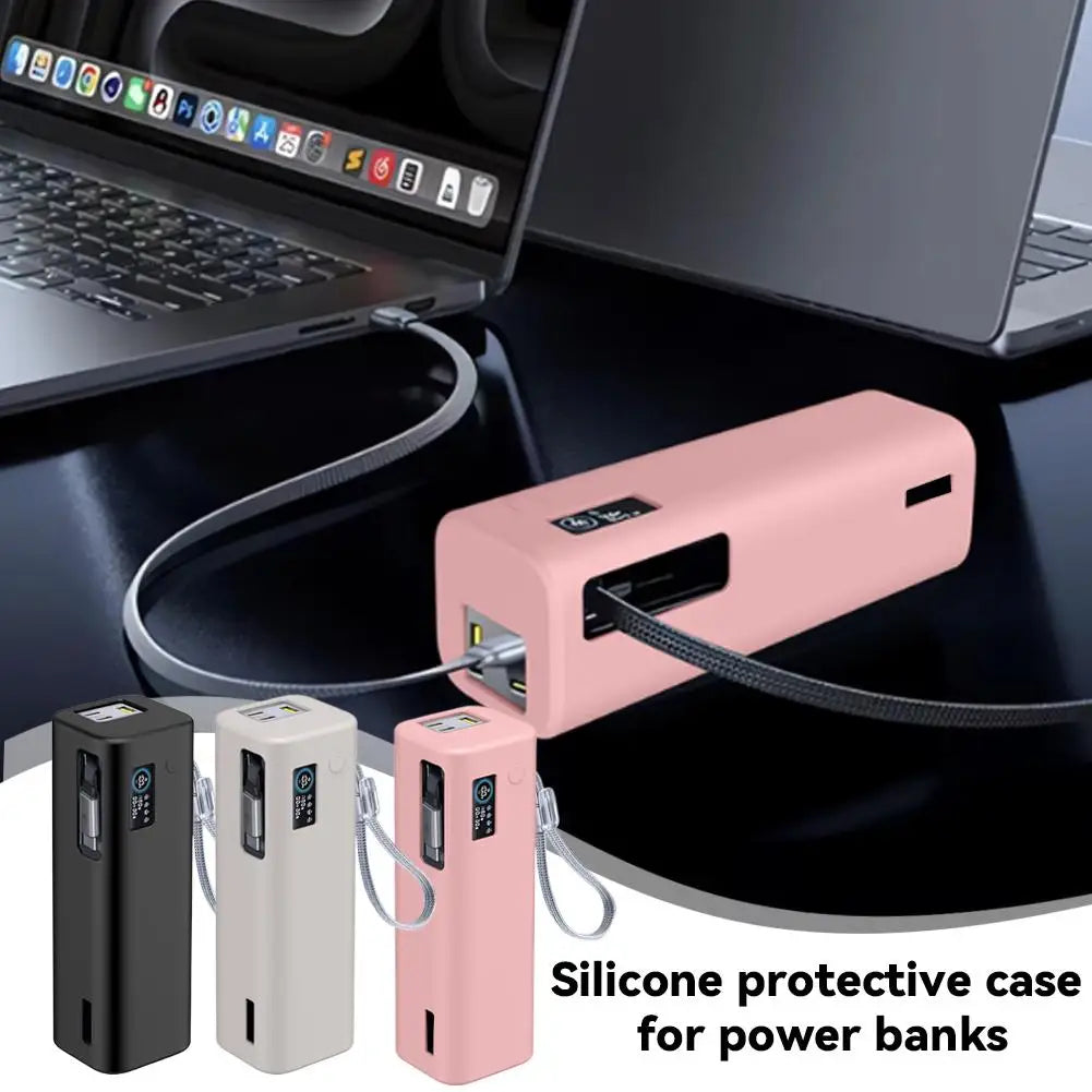 Baseus 25000mAh Power Bank Silicone Case – 360° Protection
