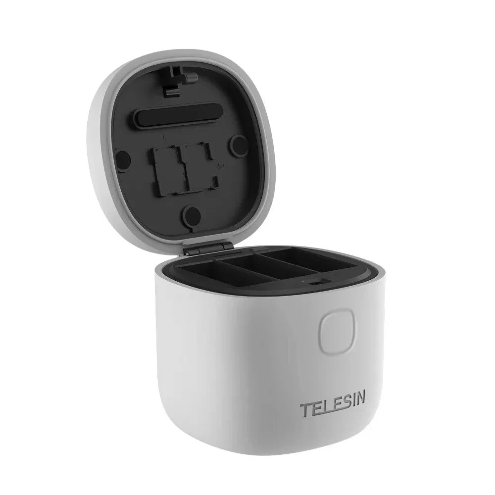 TELESIN Endurence Battery Charger Portable Fast Charging Storage for GoPro Hero 12 11 10 9 Black Action Camera Accessories Peaceful Pleasures Health and Wellness Only Charger B China Mainland