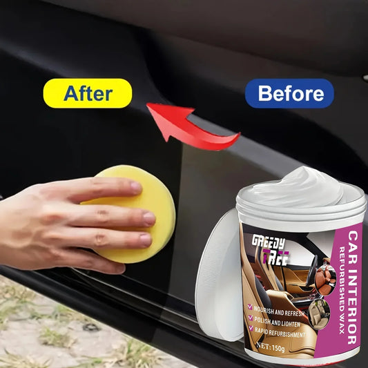 Car Interior Coating Paste – Dashboard & Seat Polish Cleaner Interior Detailing Paste Oasis Select