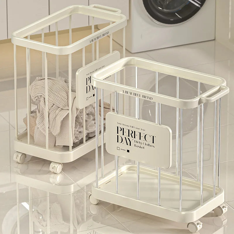 Versatile Laundry Hamper - Extra Large Wheeled Clothes Basket with Handles, Multi-Purpose Bathroom Storage Bin for Laundry Room Peaceful Pleasures Health and Wellness