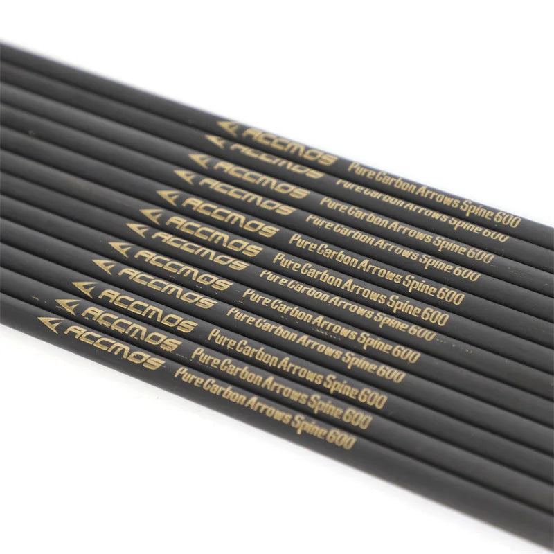 Pure Carbon Arrow Shafts ID4 2 Spine 250-1800 Archery Accessories Bow