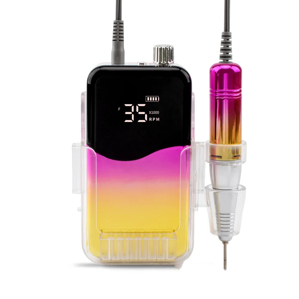 35000 RPM Rechargeable Electric Nail Drill – Gel Manicure Tool