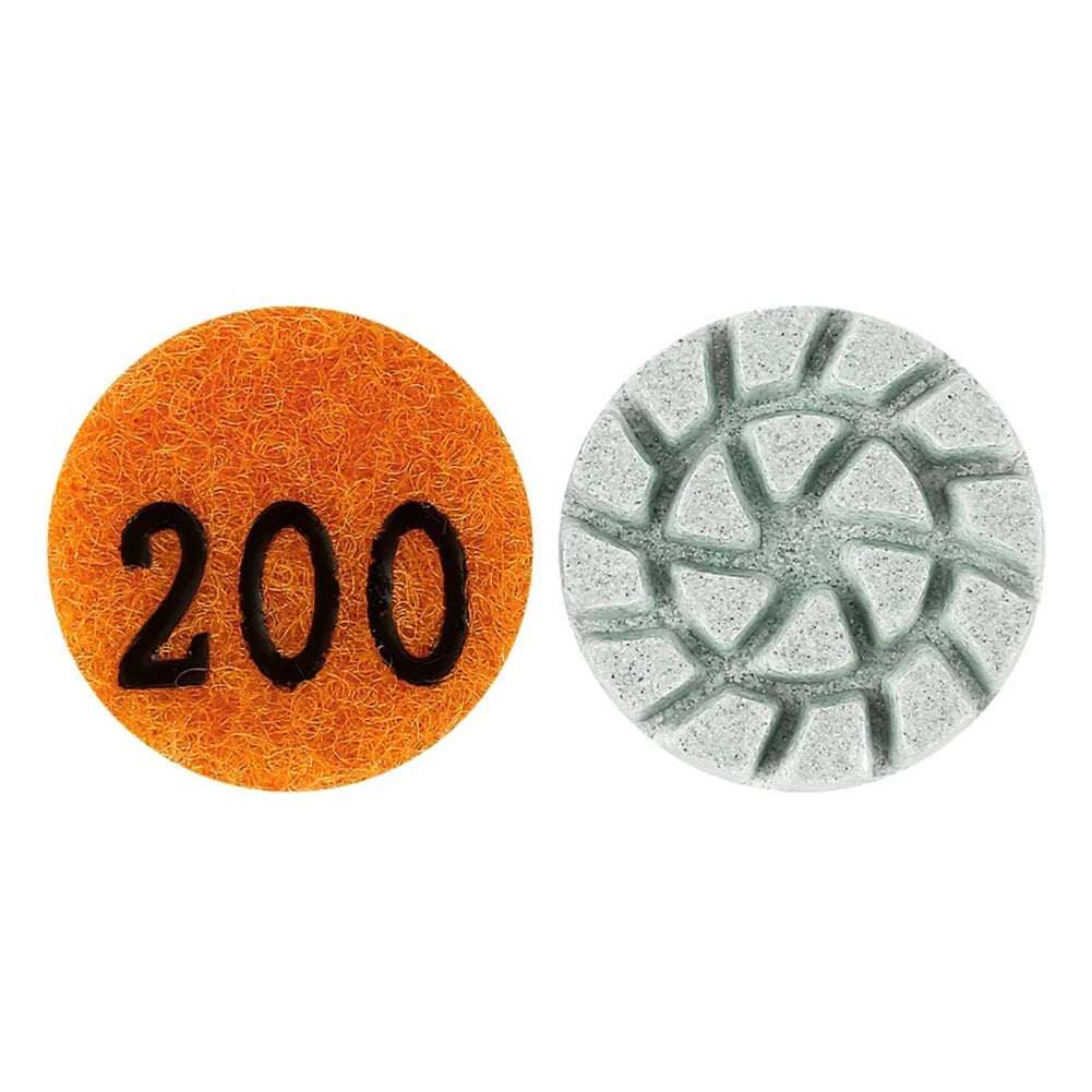 1" 25mm Wet Dry Polishing Pad – Marble Granite Concrete 7 Grits