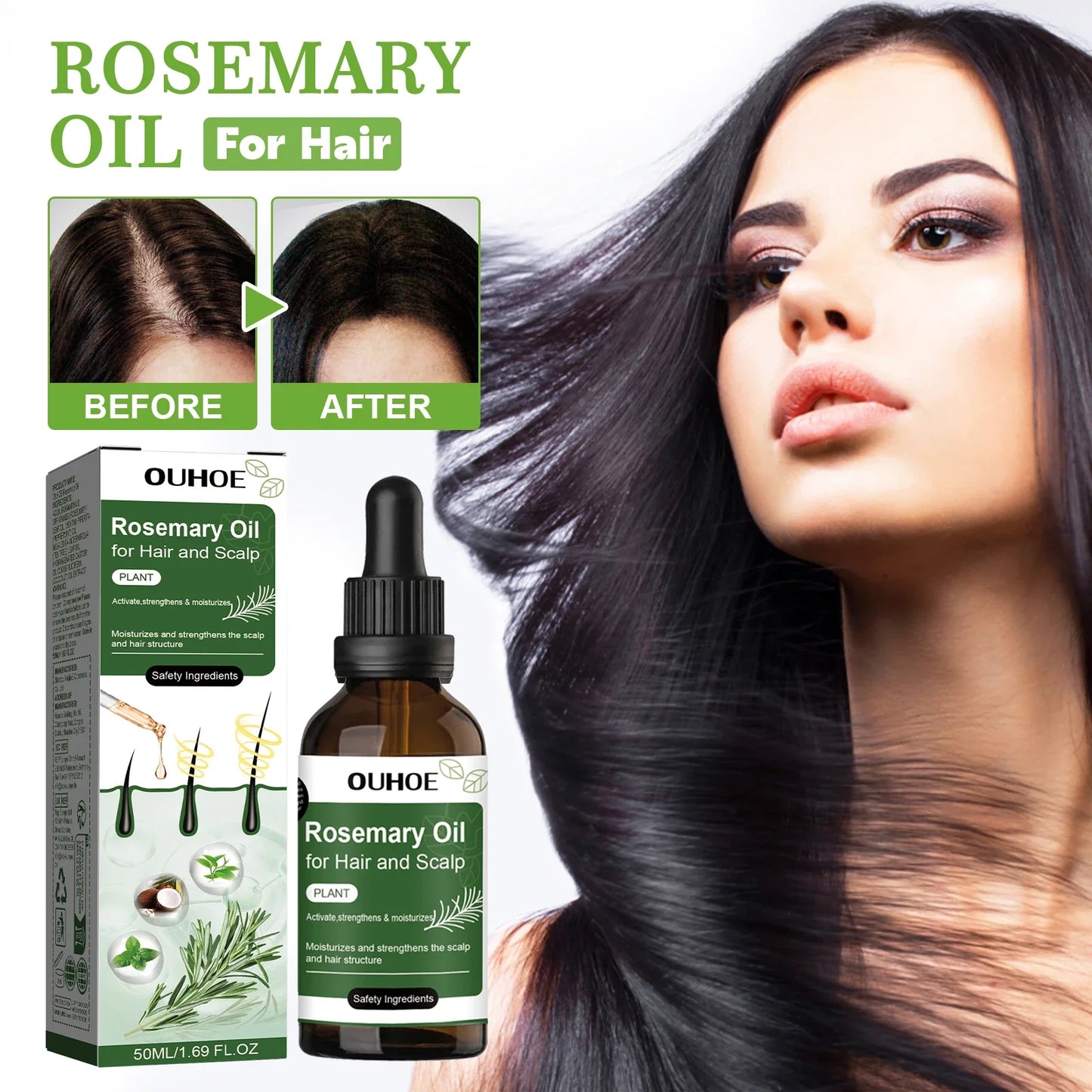 Rosemary Essential Oil for Hair – Nourish & Strengthen